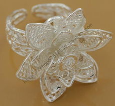 韓風花語，指尖綻放 仿真牡丹戒指，贈予她的心動之禮